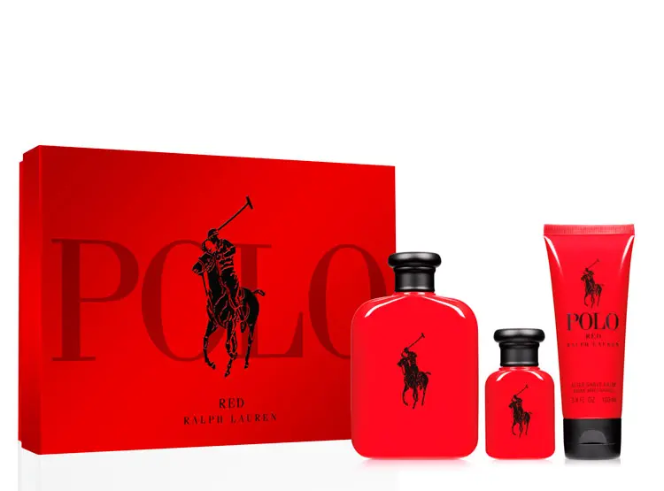 ESTUCHE RALPH LAUREN POLO RED 125 ML + 40 ML. + GEL