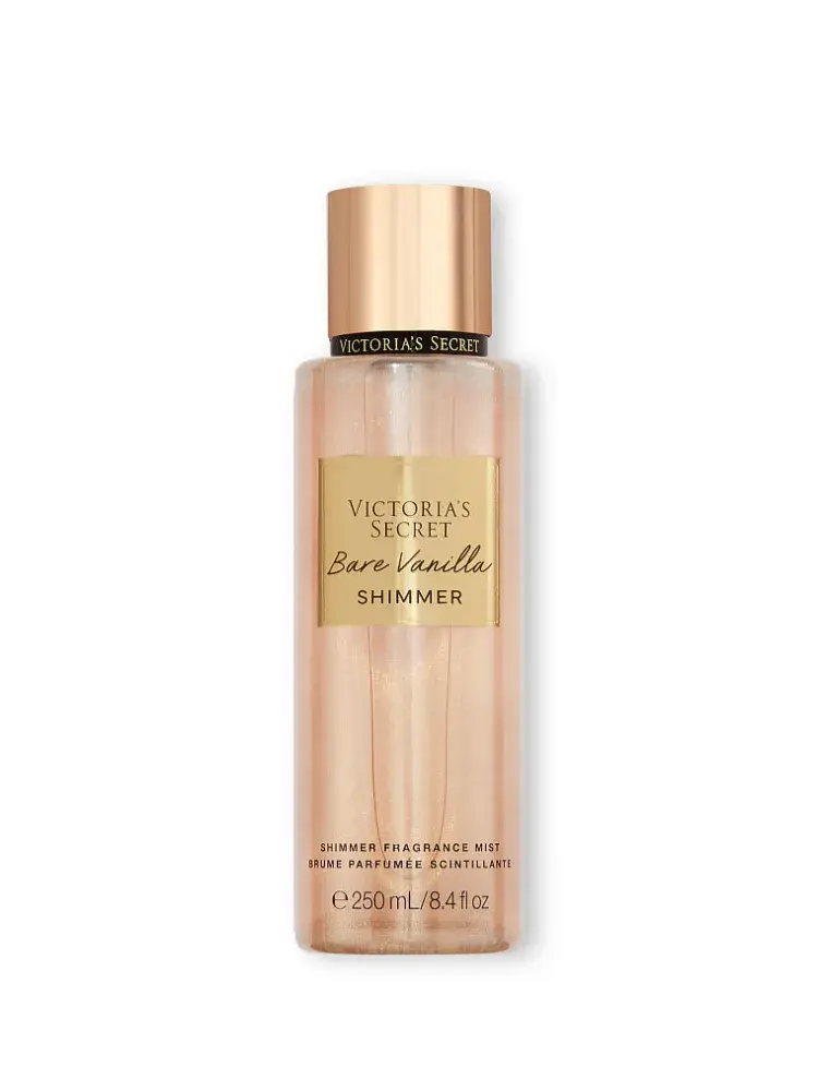 VICTORIA SECRET BARE VANILLA SHIMMER 250 ML.