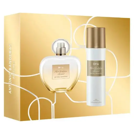 ESTUCHE HER GOLDEN SECRET 80 ML. + 150 ML. DESODORANTE